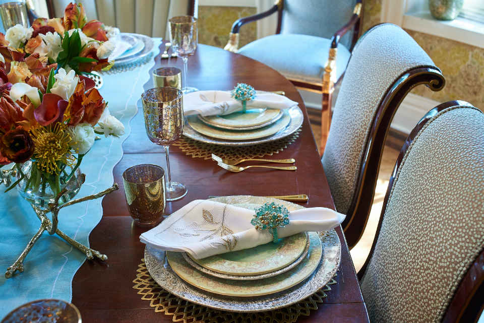 Dining Room Place Setting Design By Liepold Design Group