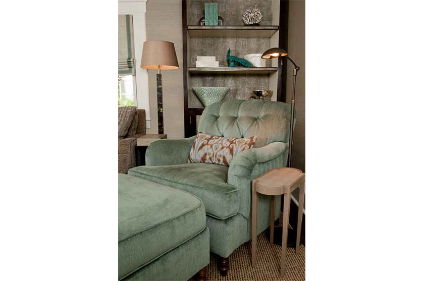 Living Room Sage Green Arm Chair