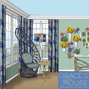 Liepold Design Group Grace's Green Garden Sun Room The Valerie Fund Show House Rendering By Ta Studios