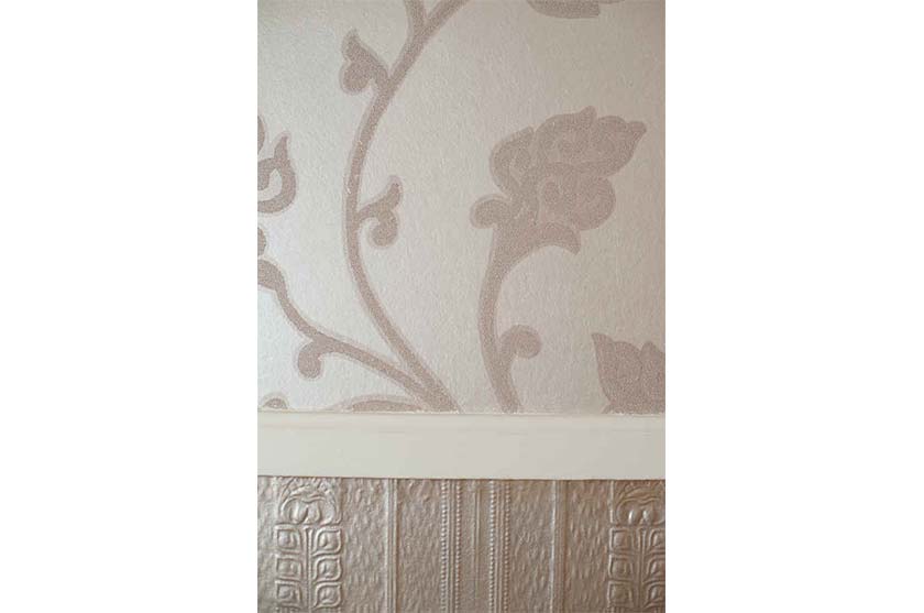 Textured Wall Paper Interior Design
